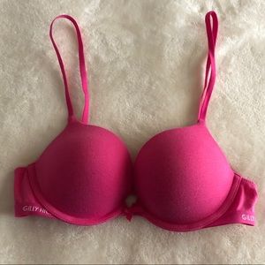 GIlly Hicks Pink Push-up T-Shirt Bra